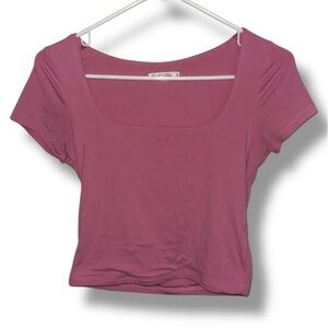Heart Hips Mauve Crop Top